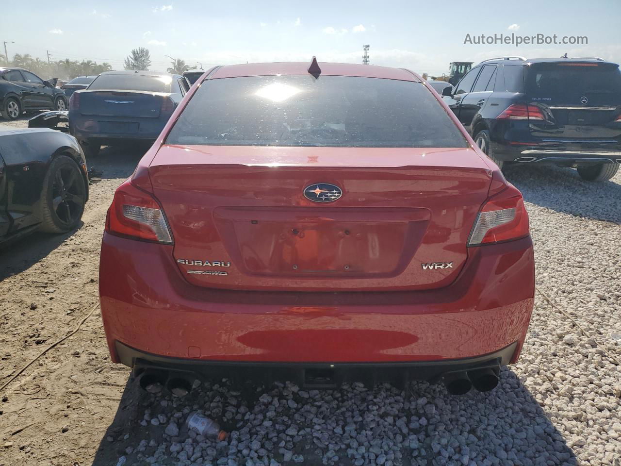 2018 Subaru Wrx  Red vin: JF1VA1A67J9817996