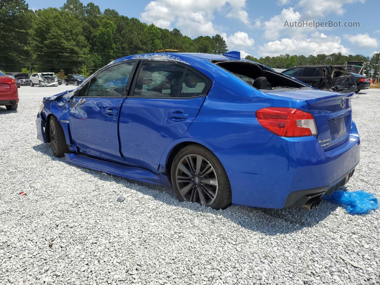 2018 Subaru Wrx  Blue vin: JF1VA1A67J9822048