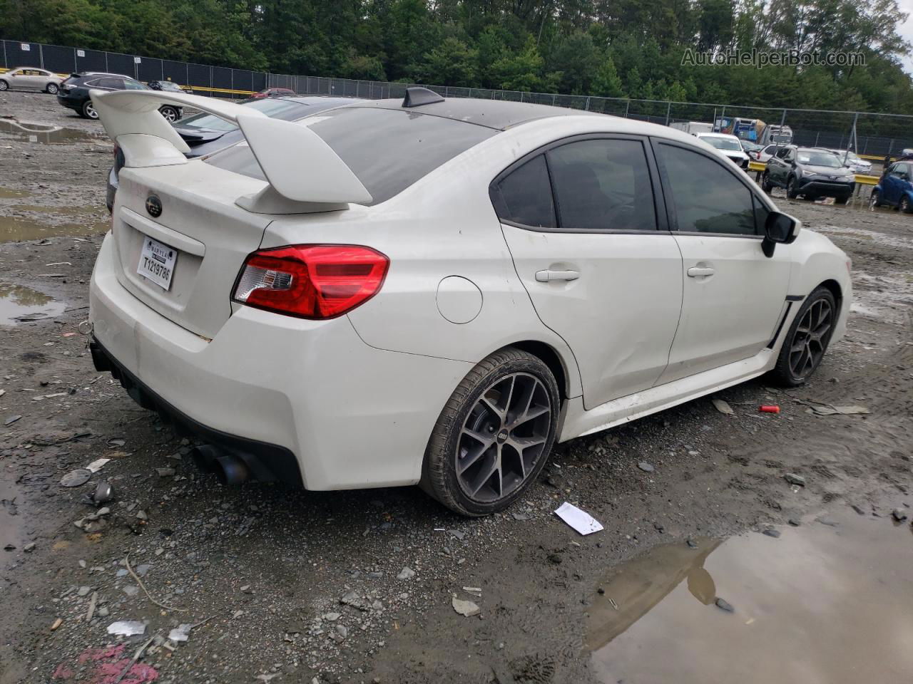 2018 Subaru Wrx  Белый vin: JF1VA1A67J9830974