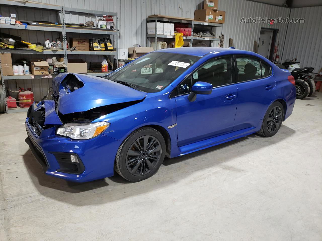 2020 Subaru Wrx  Blue vin: JF1VA1A67L9829312