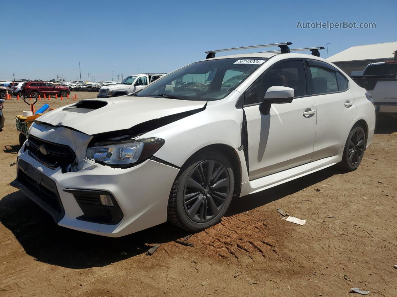 2018 Subaru Wrx  White vin: JF1VA1A68J9801404