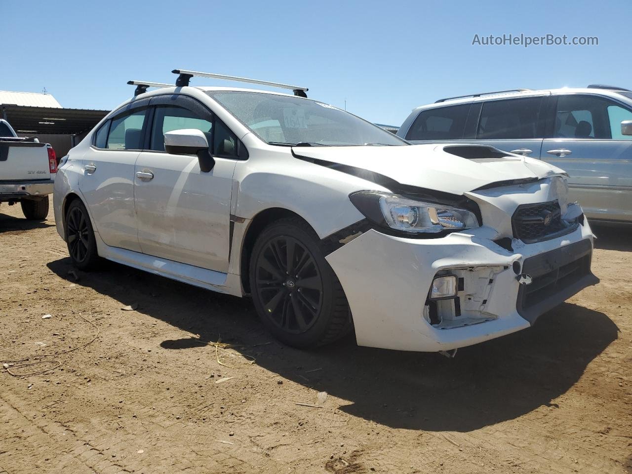 2018 Subaru Wrx  White vin: JF1VA1A68J9801404