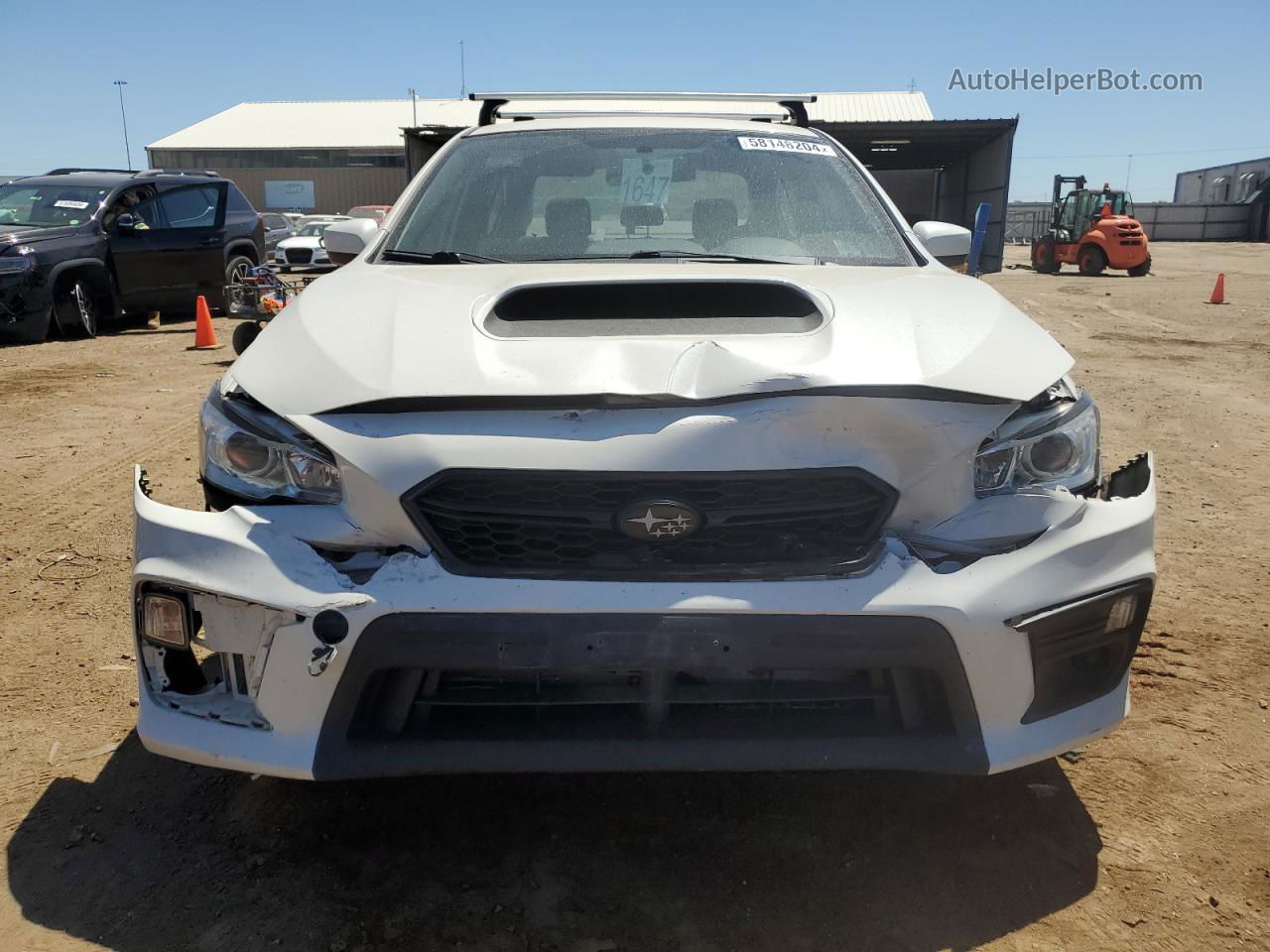 2018 Subaru Wrx  White vin: JF1VA1A68J9801404