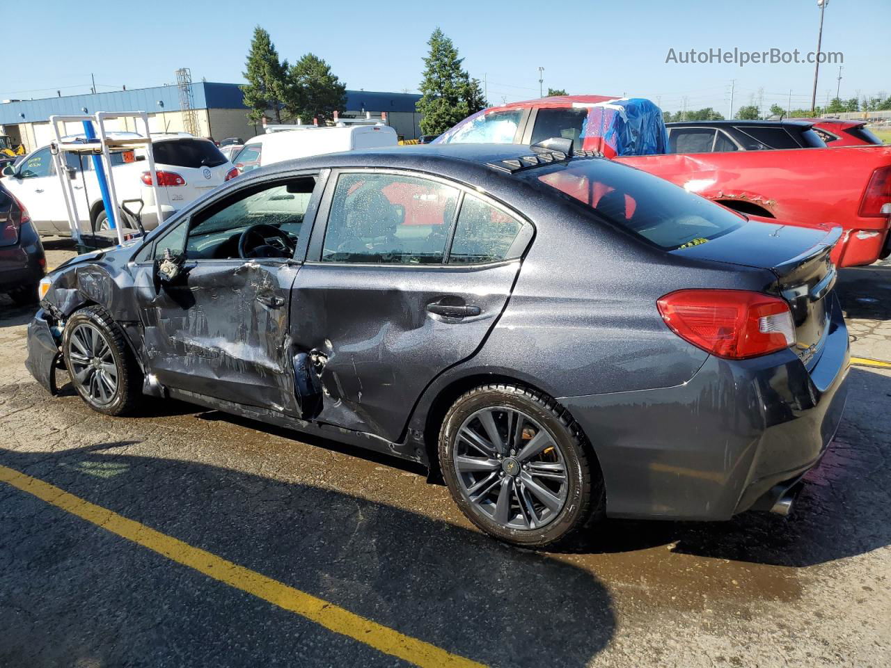 2018 Subaru Wrx  Gray vin: JF1VA1A68J9802021