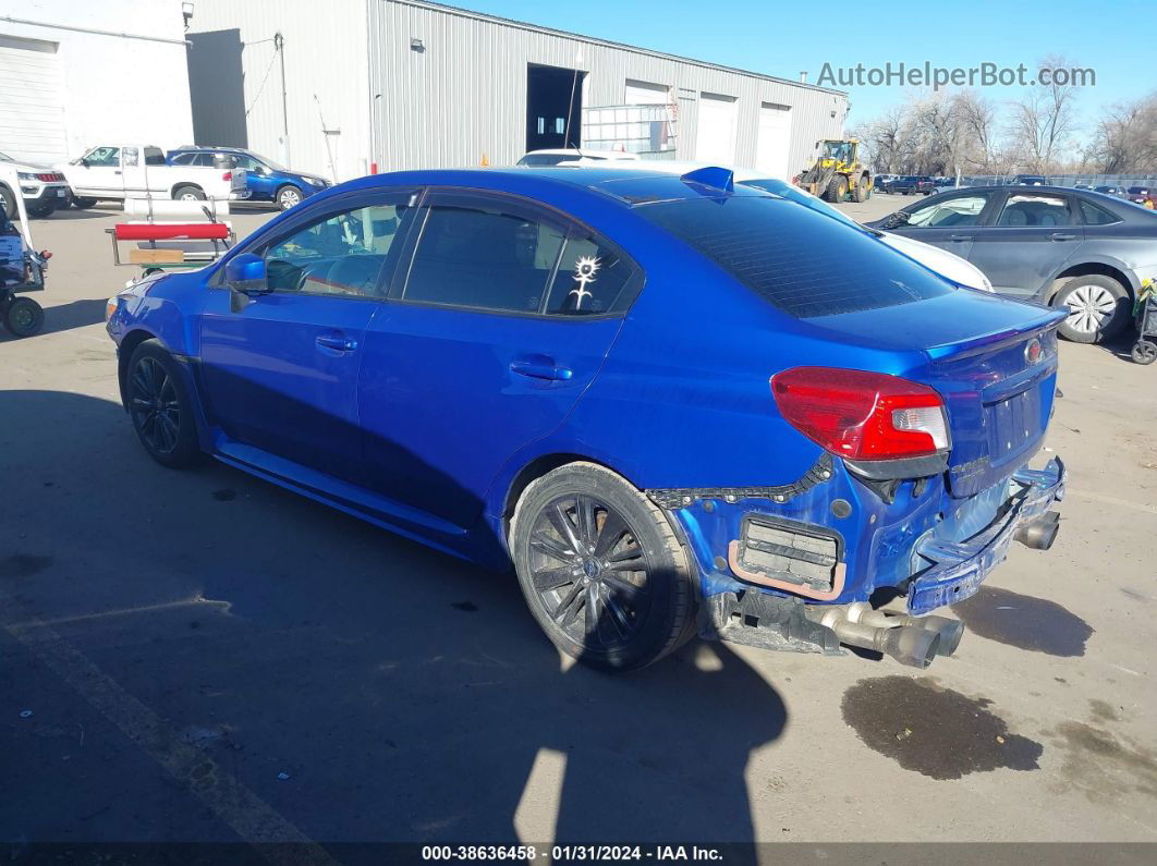 2020 Subaru Wrx Синий vin: JF1VA1A68L9802507