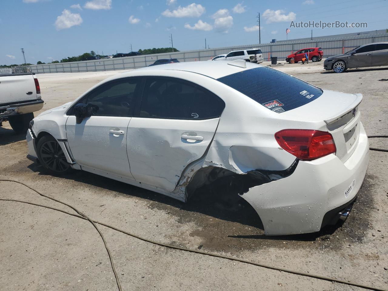 2020 Subaru Wrx  White vin: JF1VA1A68L9817430