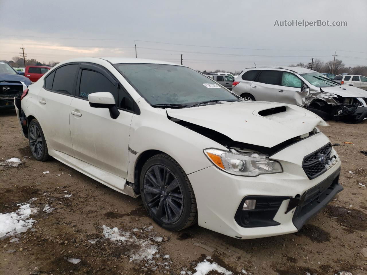 2021 Subaru Wrx  White vin: JF1VA1A68M9801293