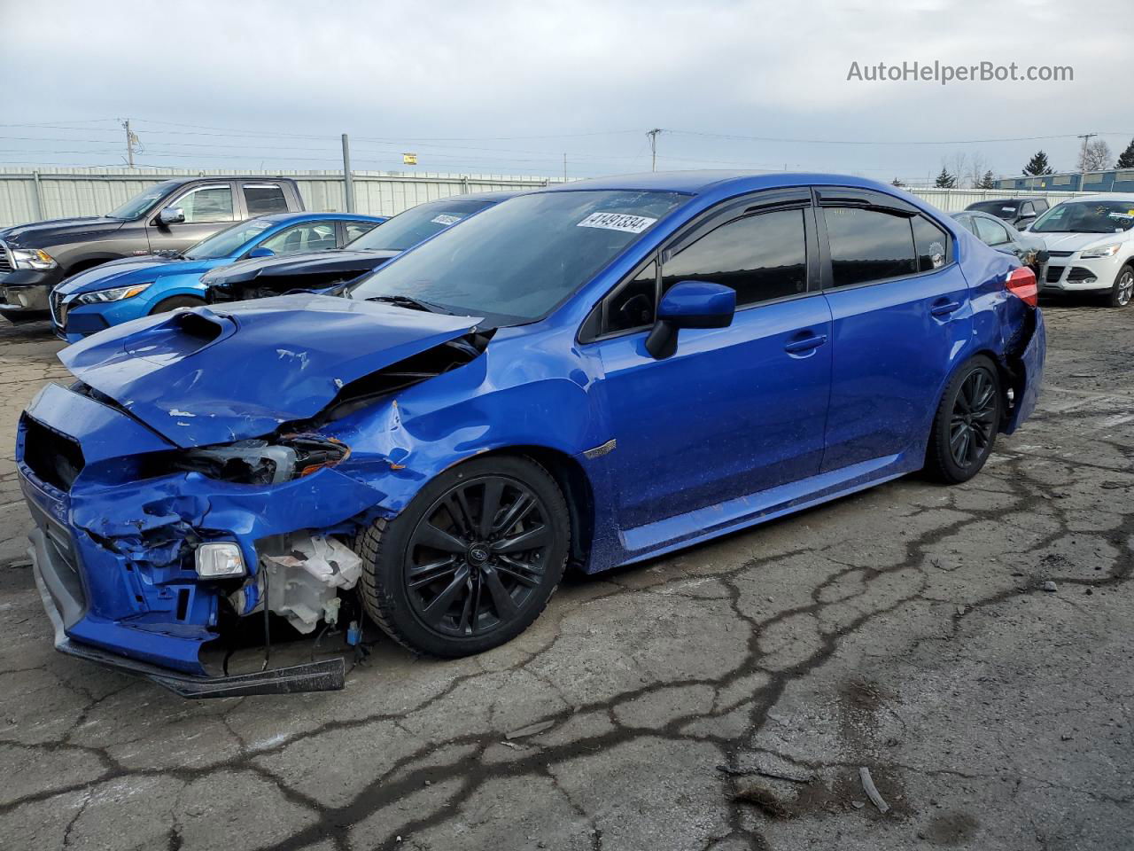 2021 Subaru Wrx  Blue vin: JF1VA1A68M9818014