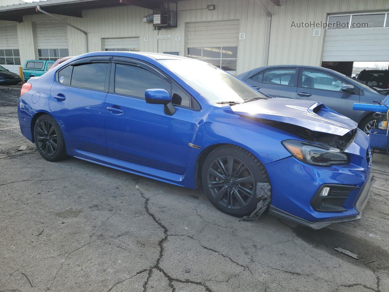 2021 Subaru Wrx  Blue vin: JF1VA1A68M9818014