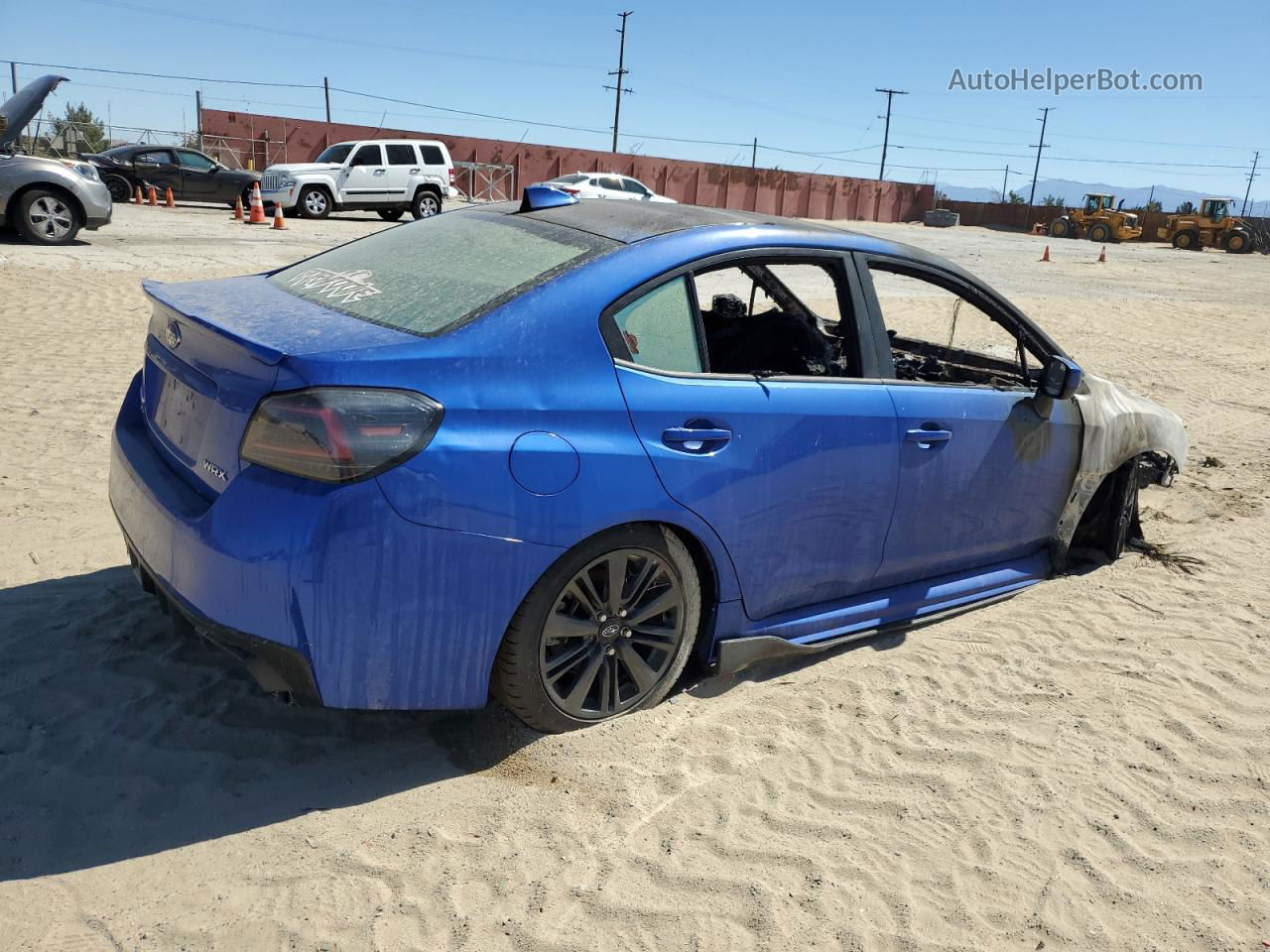 2021 Subaru Wrx  Blue vin: JF1VA1A68M9823830