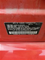 2018 Subaru Wrx  Красный vin: JF1VA1A69J9802528