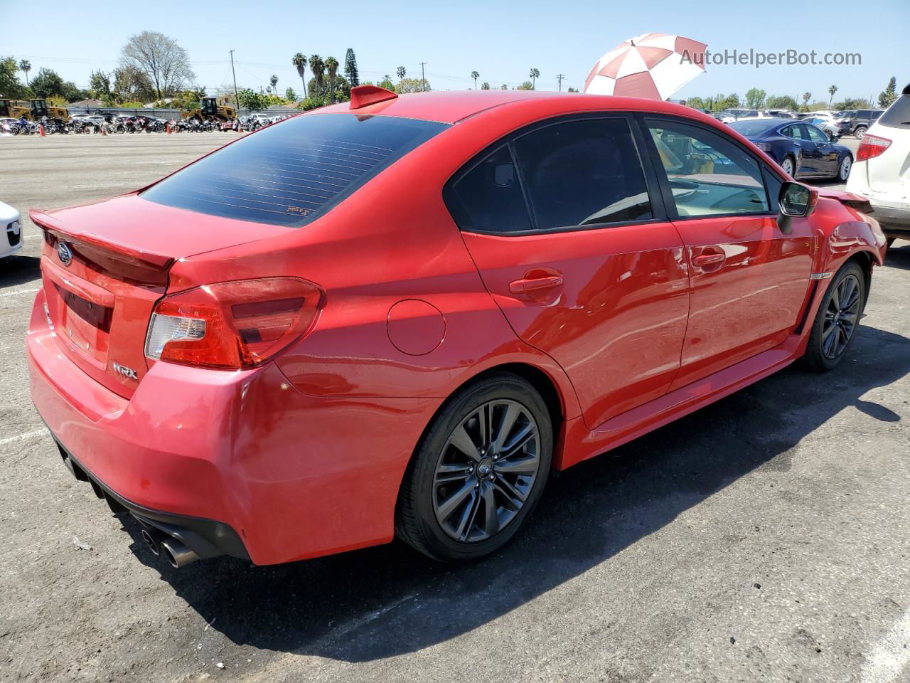 2018 Subaru Wrx  Red vin: JF1VA1A69J9802979