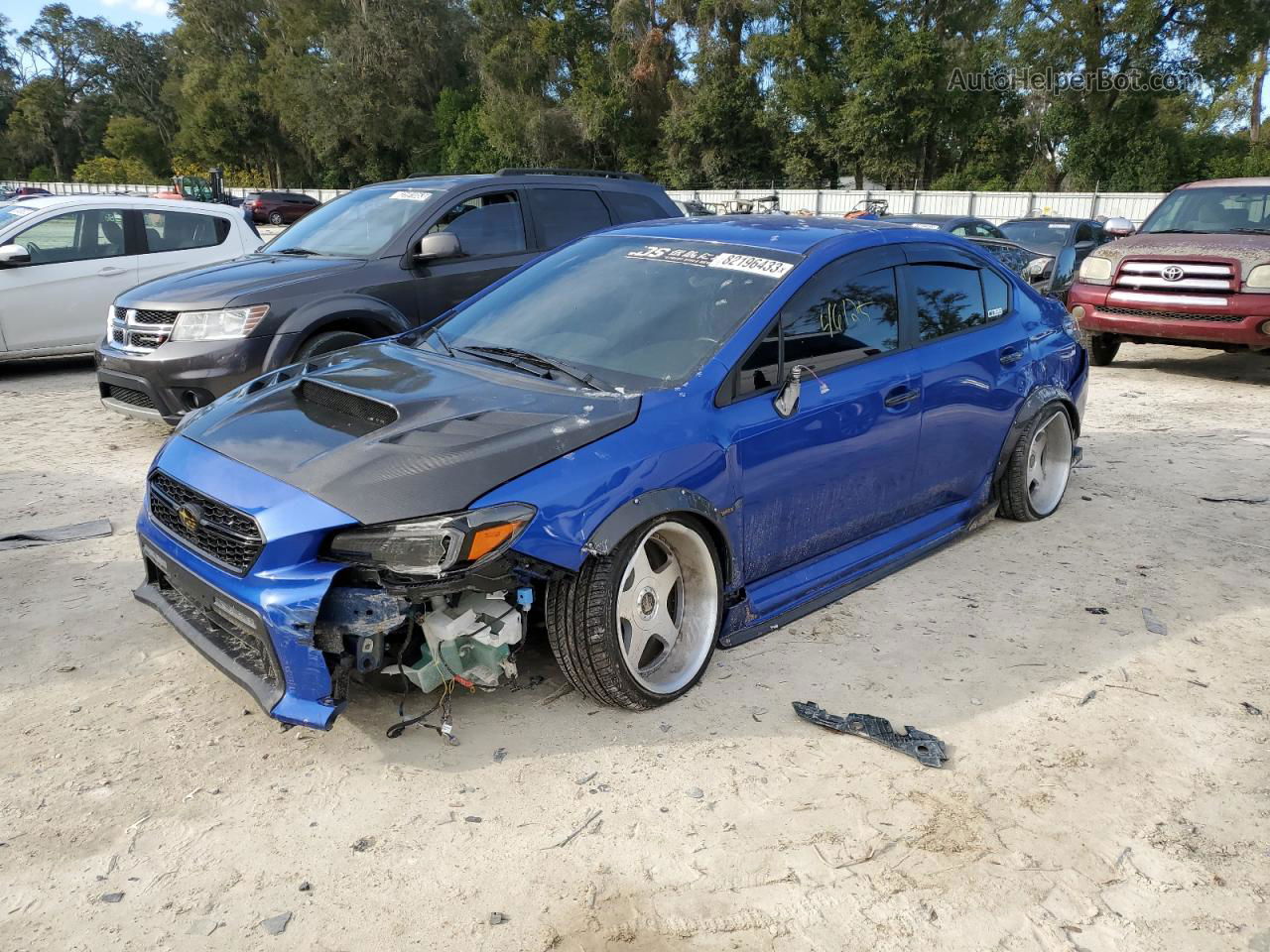 2020 Subaru Wrx  Blue vin: JF1VA1A69L9804881