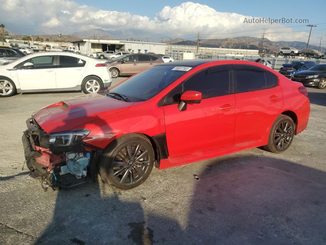 2020 Subaru Wrx  Red vin: JF1VA1A69L9807232