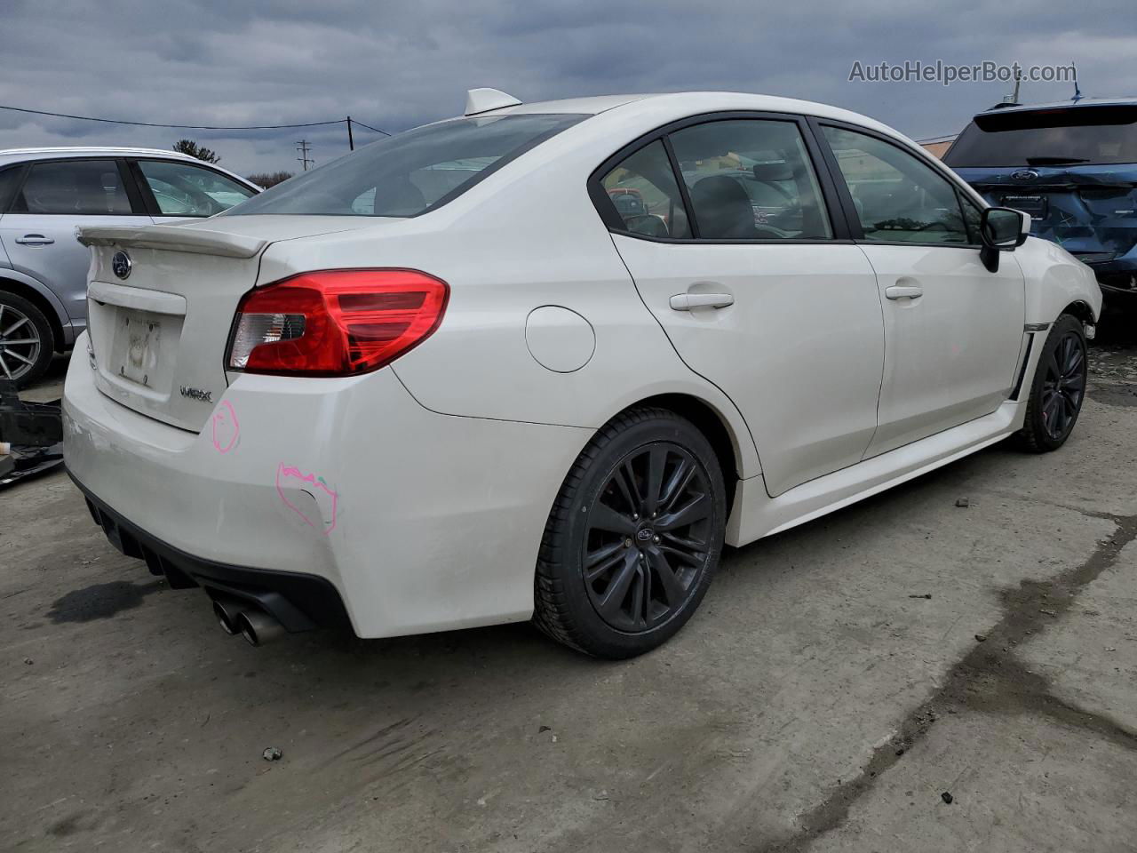 2021 Subaru Wrx  White vin: JF1VA1A69M9821228