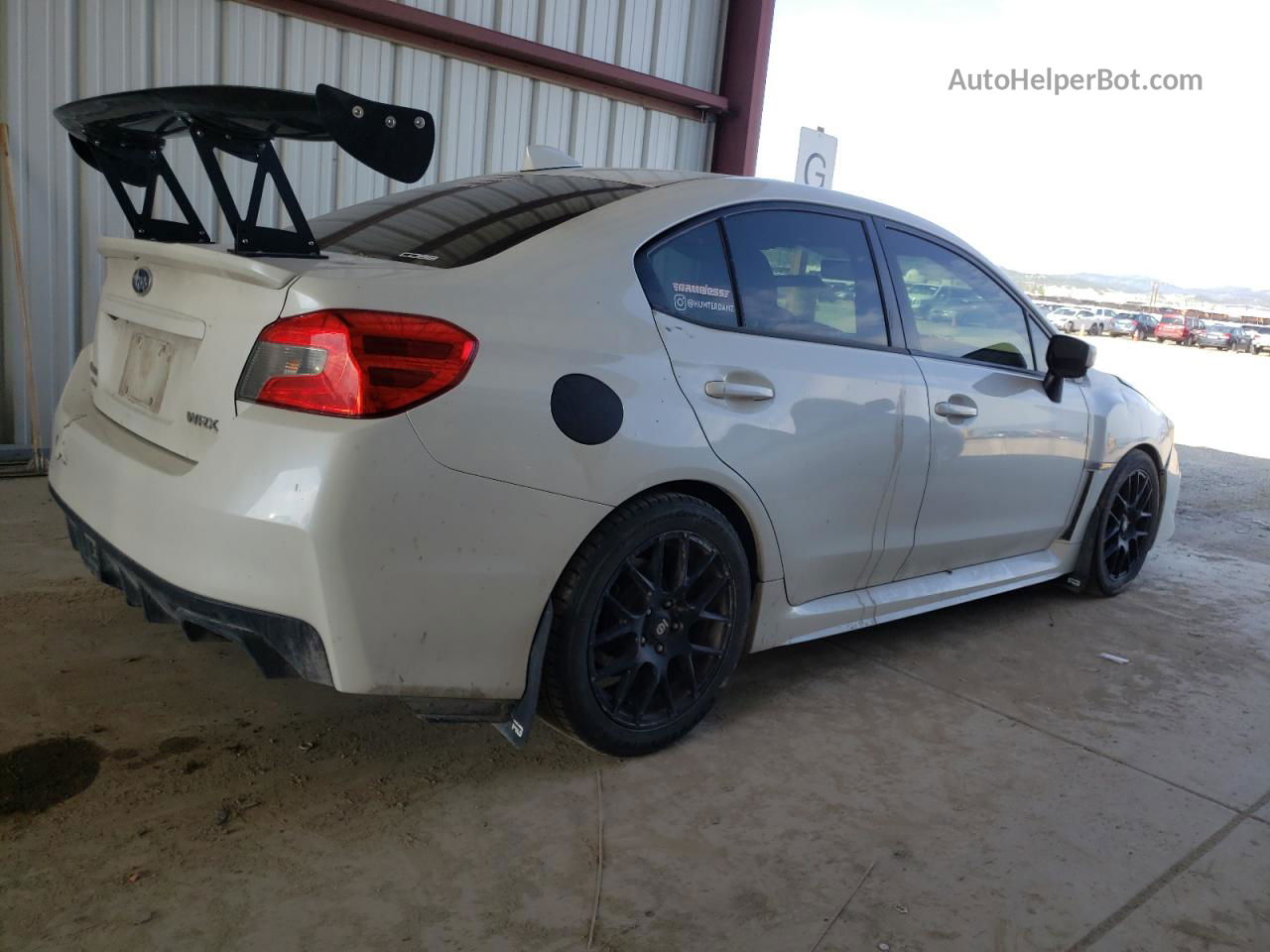 2018 Subaru Wrx  White vin: JF1VA1A6XJ9804935