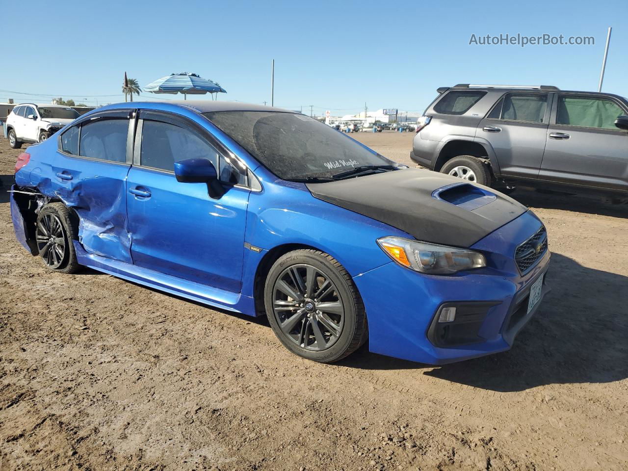 2018 Subaru Wrx  Blue vin: JF1VA1A6XJ9806765