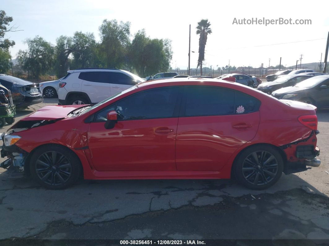 2018 Subaru Wrx   Red vin: JF1VA1A6XJ9816874