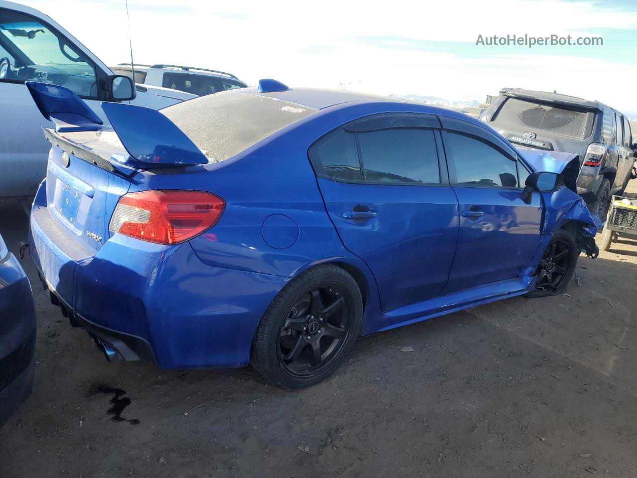 2018 Subaru Wrx  Blue vin: JF1VA1A6XJ9818849