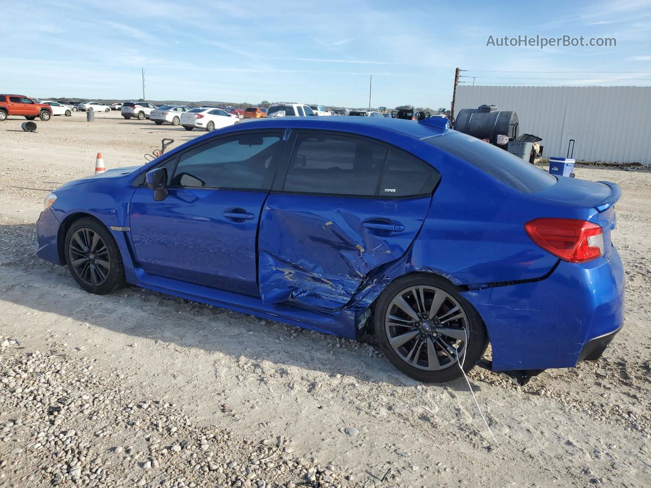 2020 Subaru Wrx  Blue vin: JF1VA1A6XL9814724