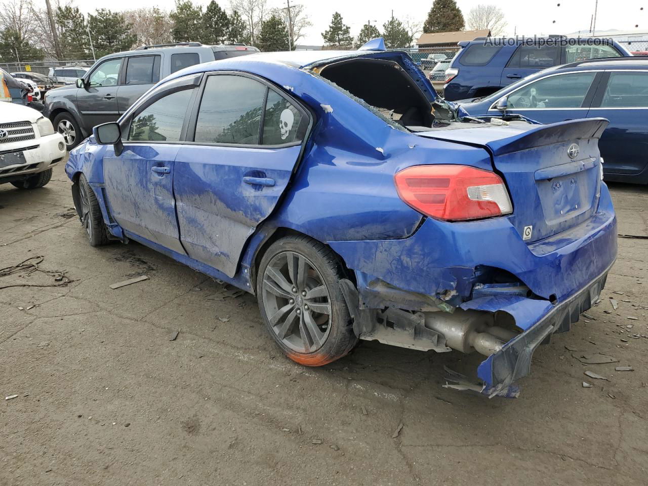 2017 Subaru Wrx  Blue vin: JF1VA1B60H9814074