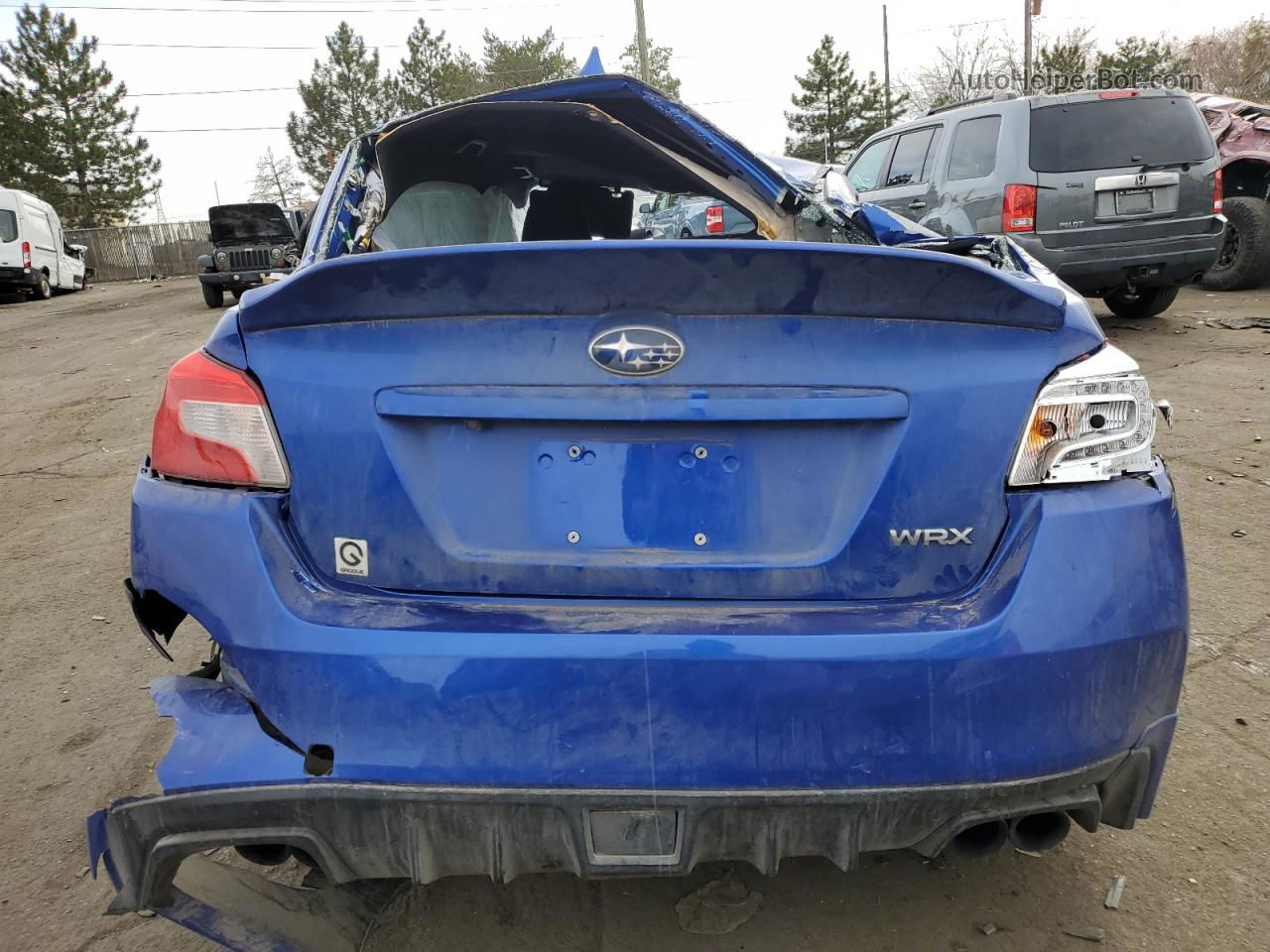 2017 Subaru Wrx  Blue vin: JF1VA1B60H9814074