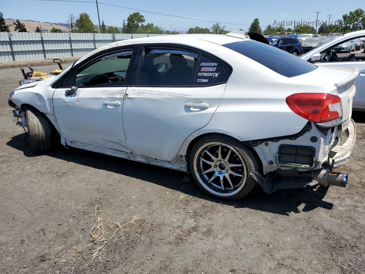 2017 Subaru Wrx  White vin: JF1VA1B60H9833983