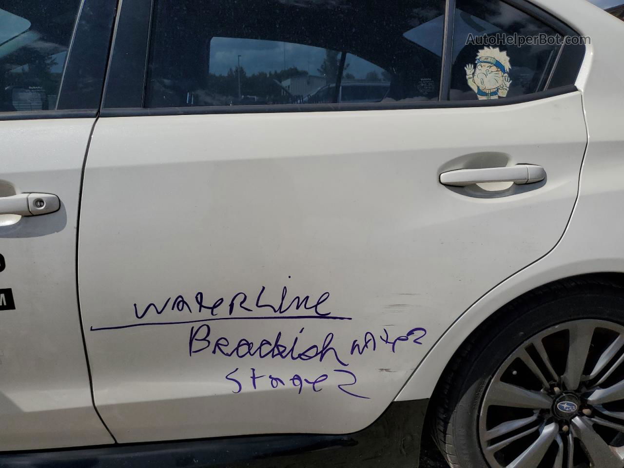 2018 Subaru Wrx  Белый vin: JF1VA1B60J9803288
