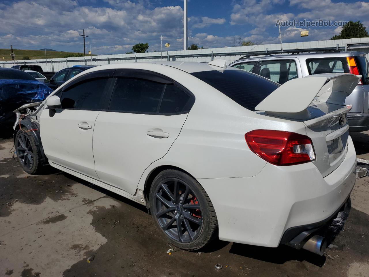 2018 Subaru Wrx  White vin: JF1VA1B60J9813447