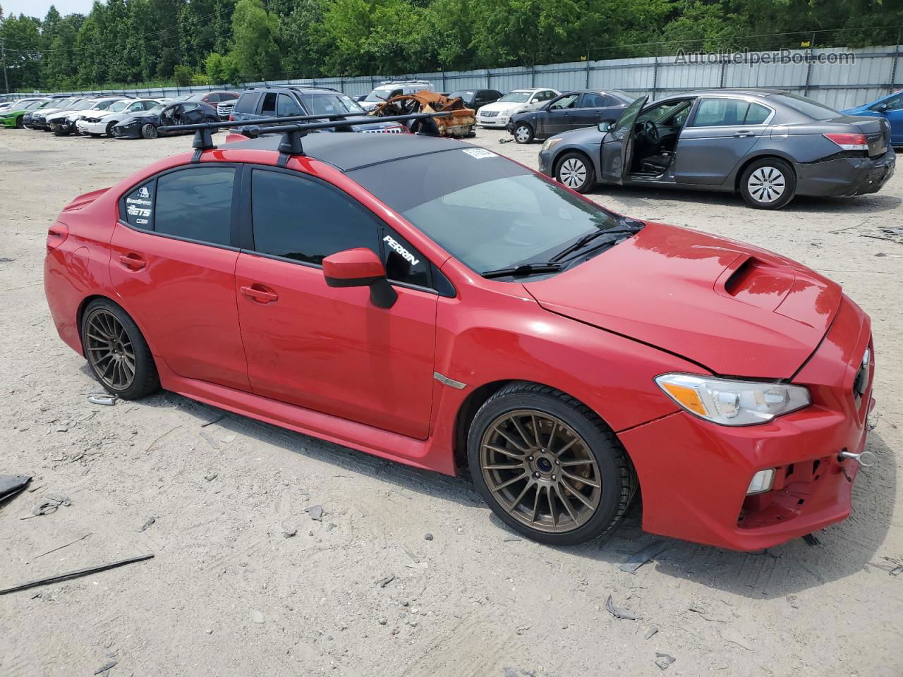 2017 Subaru Wrx  Red vin: JF1VA1B61H9807134