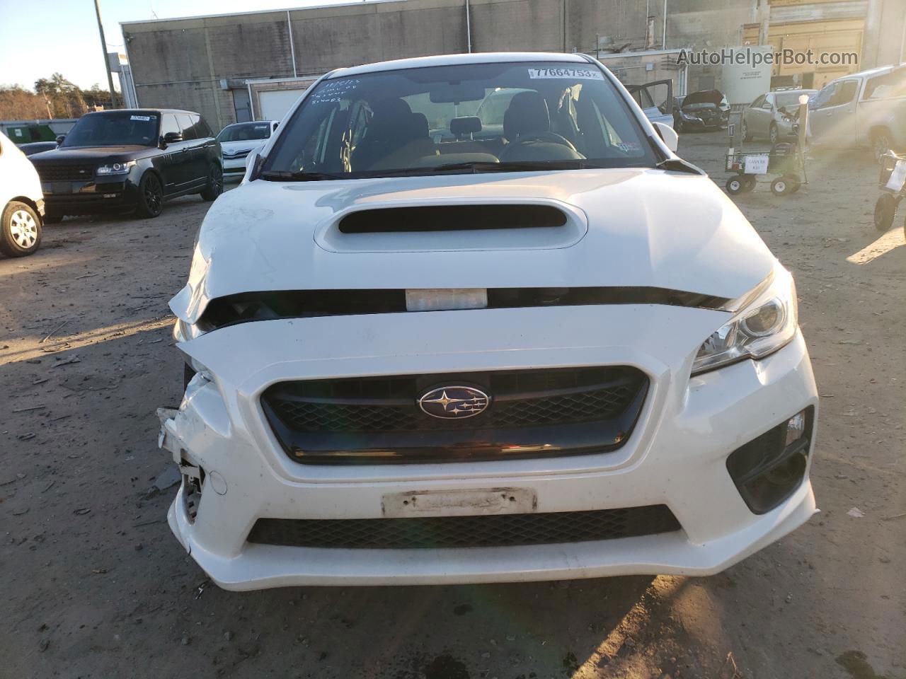 2017 Subaru Wrx  White vin: JF1VA1B61H9814083