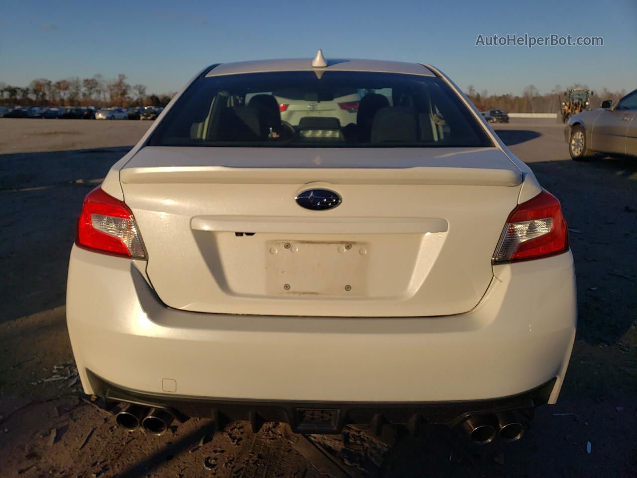 2017 Subaru Wrx  White vin: JF1VA1B61H9814083