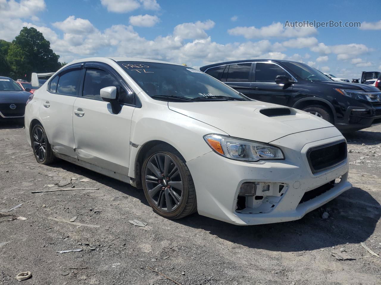 2017 Subaru Wrx  White vin: JF1VA1B61H9818764