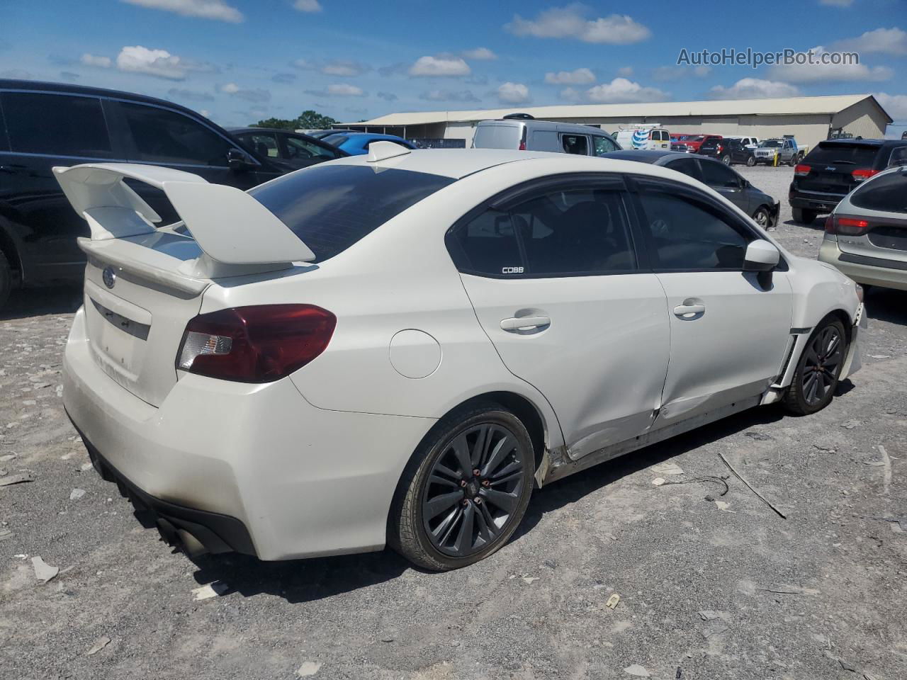 2017 Subaru Wrx  White vin: JF1VA1B61H9818764