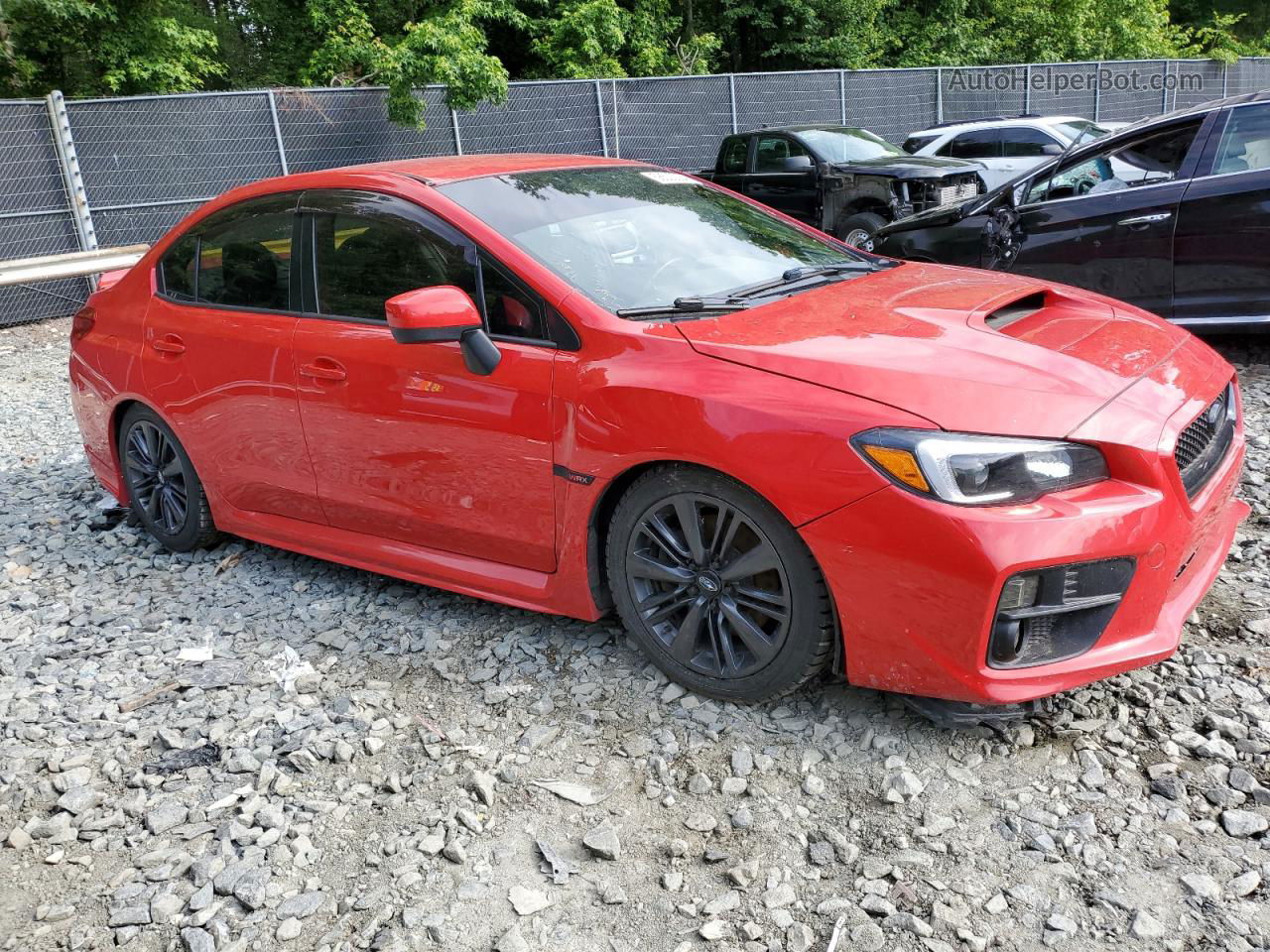 2017 Subaru Wrx  Red vin: JF1VA1B61H9824435