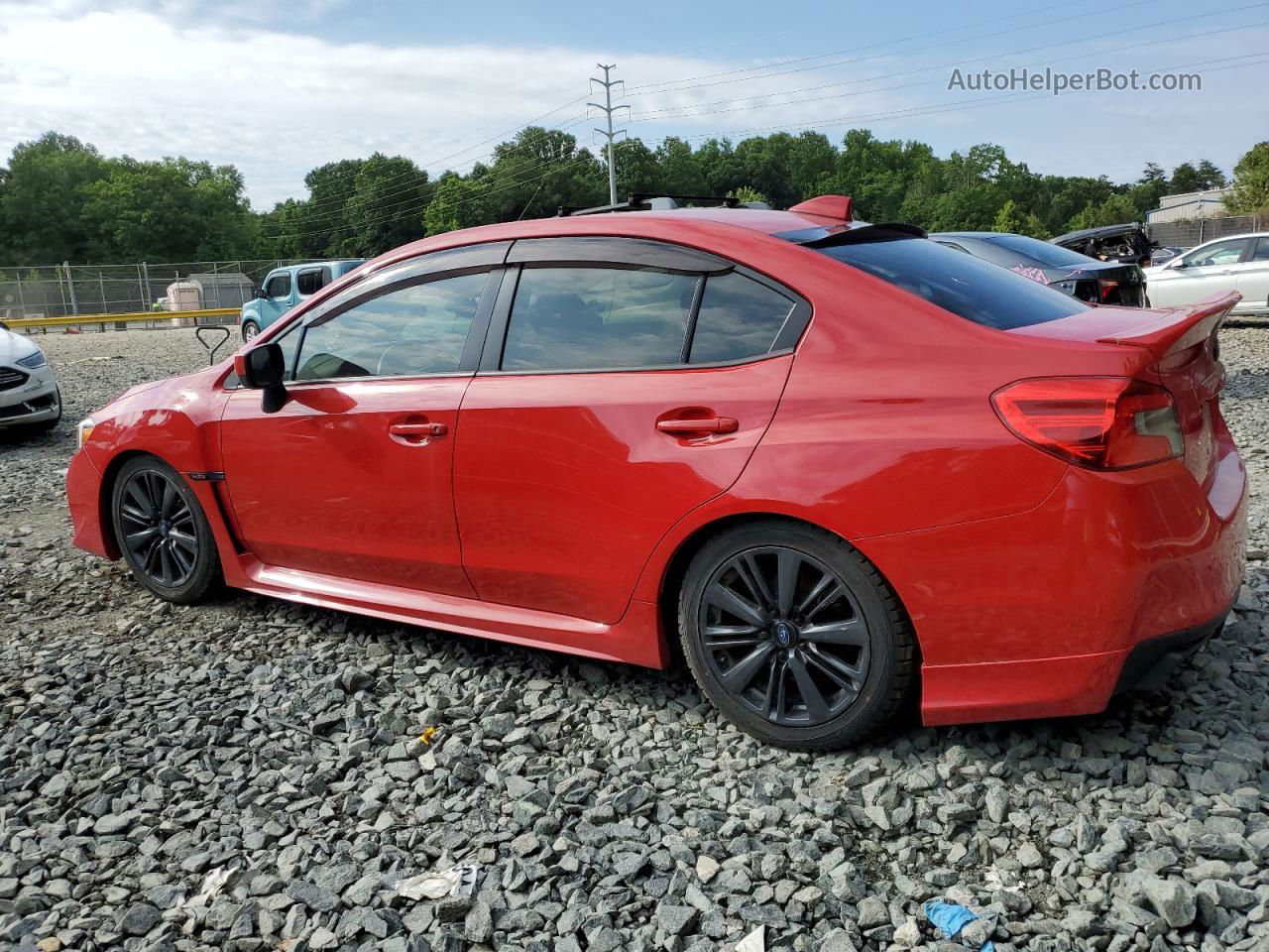 2017 Subaru Wrx  Red vin: JF1VA1B61H9824435