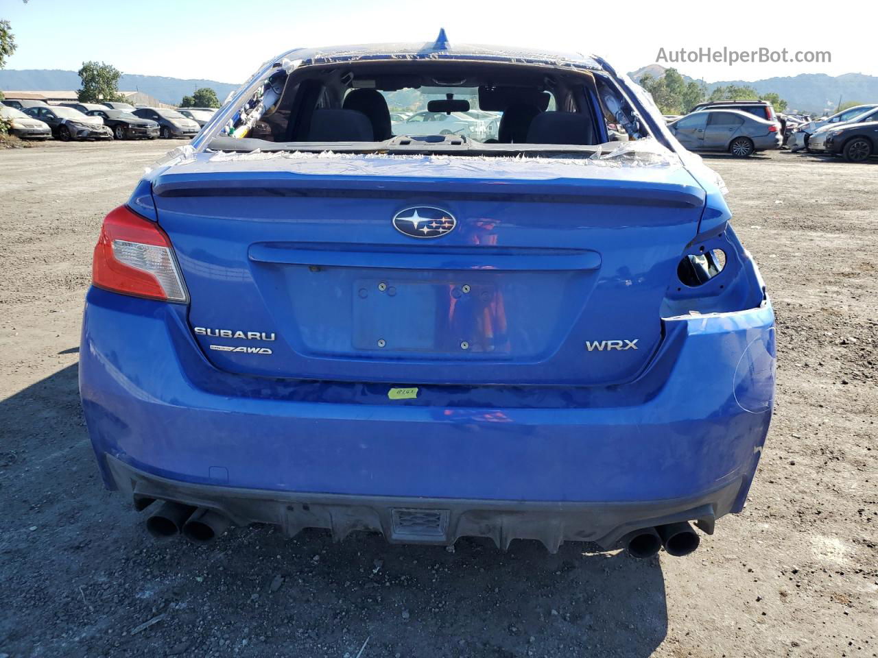 2017 Subaru Wrx  Blue vin: JF1VA1B61H9825455