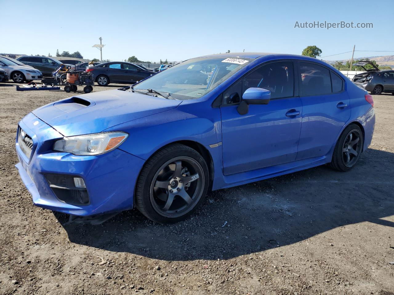 2017 Subaru Wrx  Blue vin: JF1VA1B61H9825455