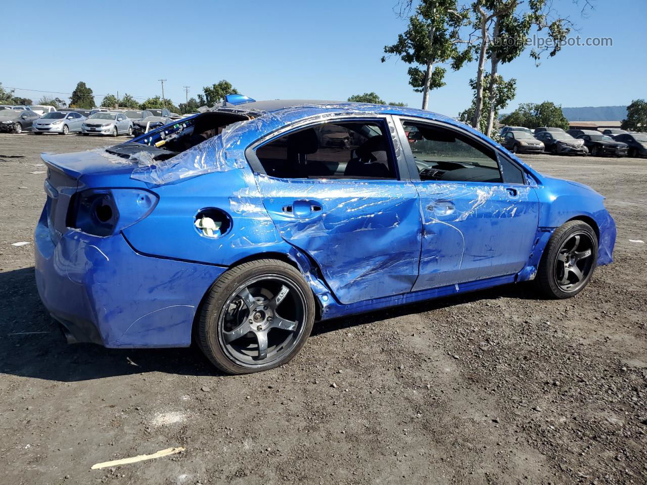 2017 Subaru Wrx  Blue vin: JF1VA1B61H9825455