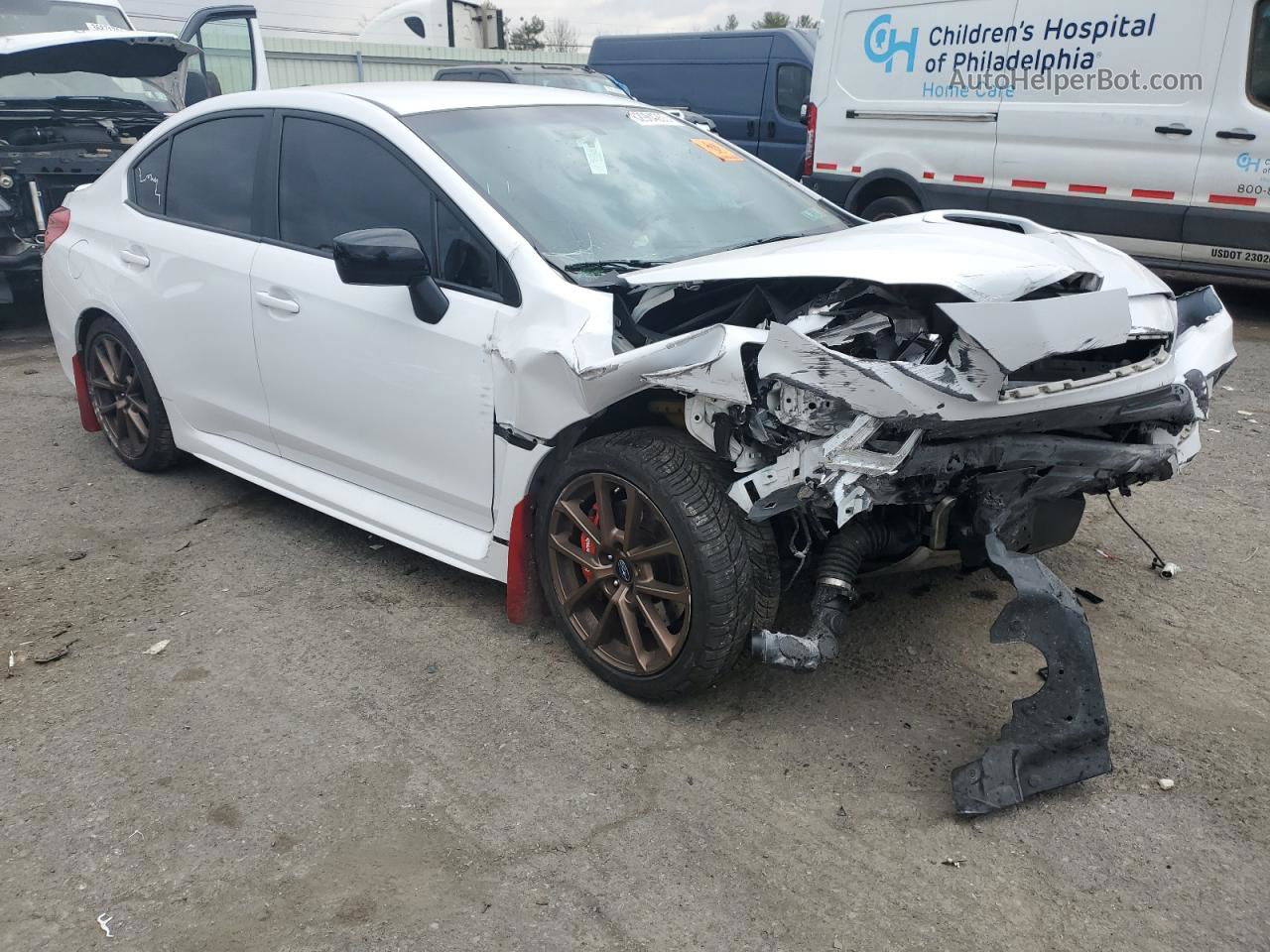 2020 Subaru Wrx Premium White vin: JF1VA1B61L9810852