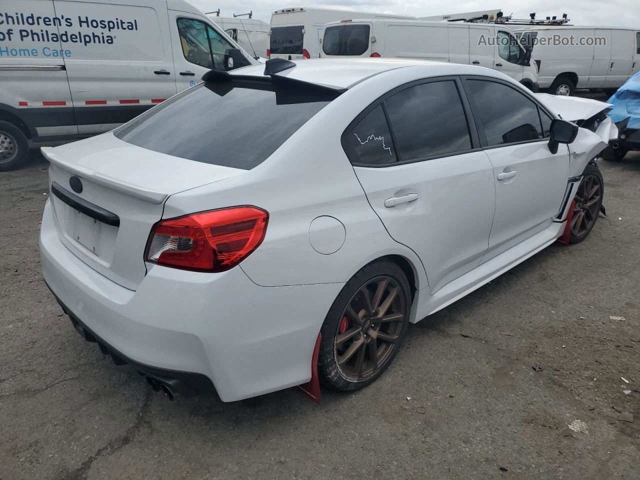 2020 Subaru Wrx Premium White vin: JF1VA1B61L9810852