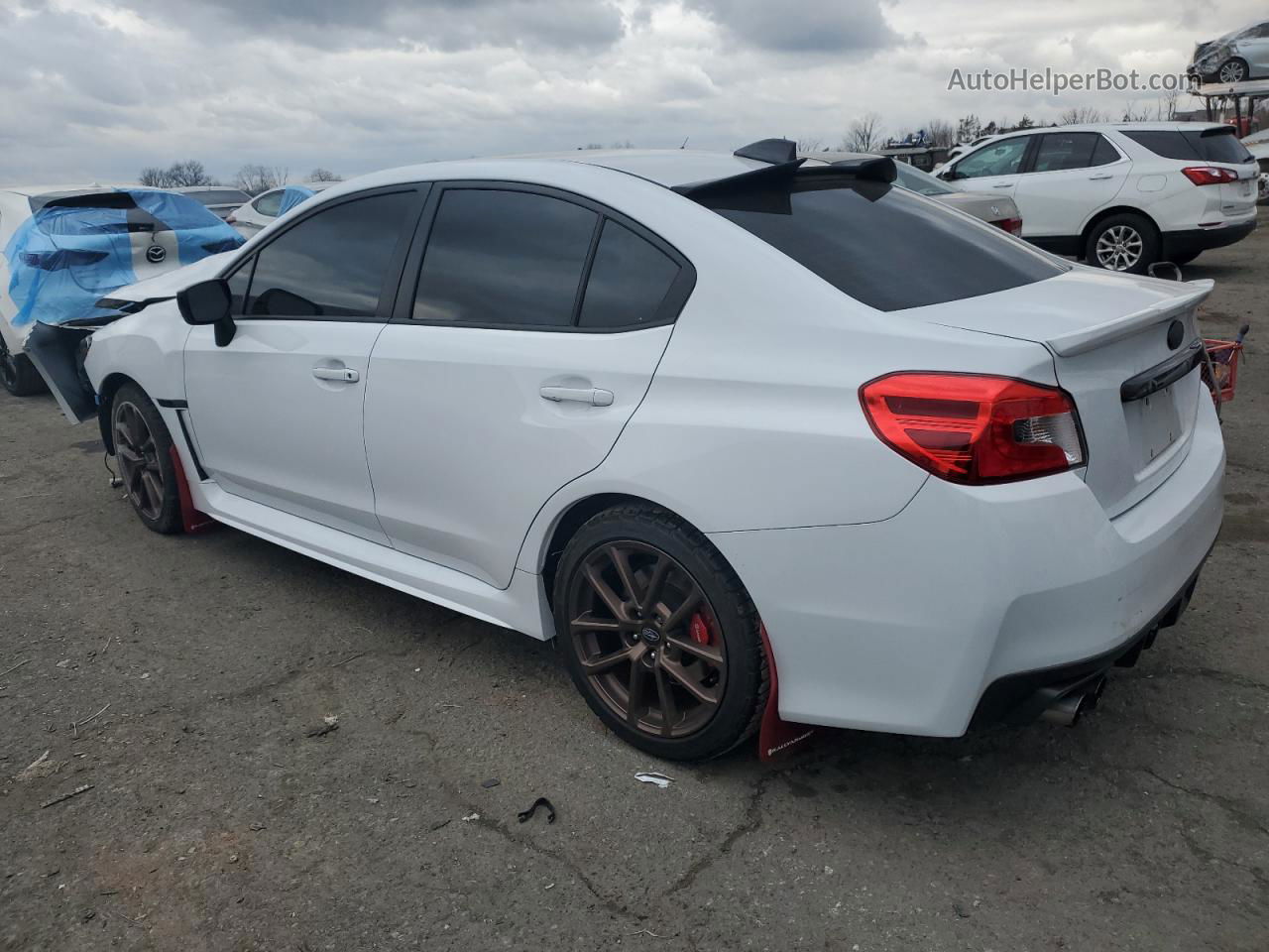 2020 Subaru Wrx Premium White vin: JF1VA1B61L9810852