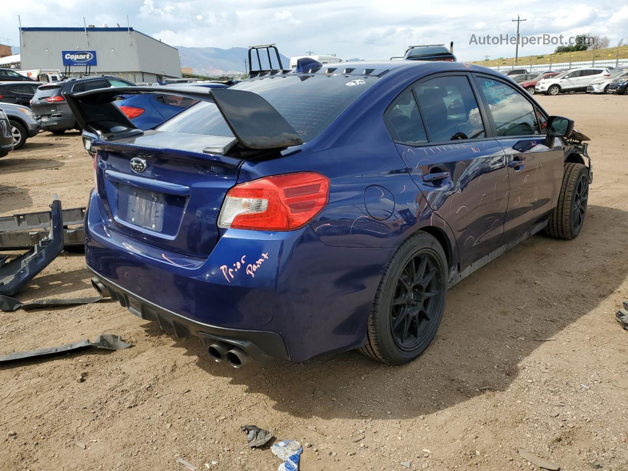 2017 Subaru Wrx  Blue vin: JF1VA1B62H9840742