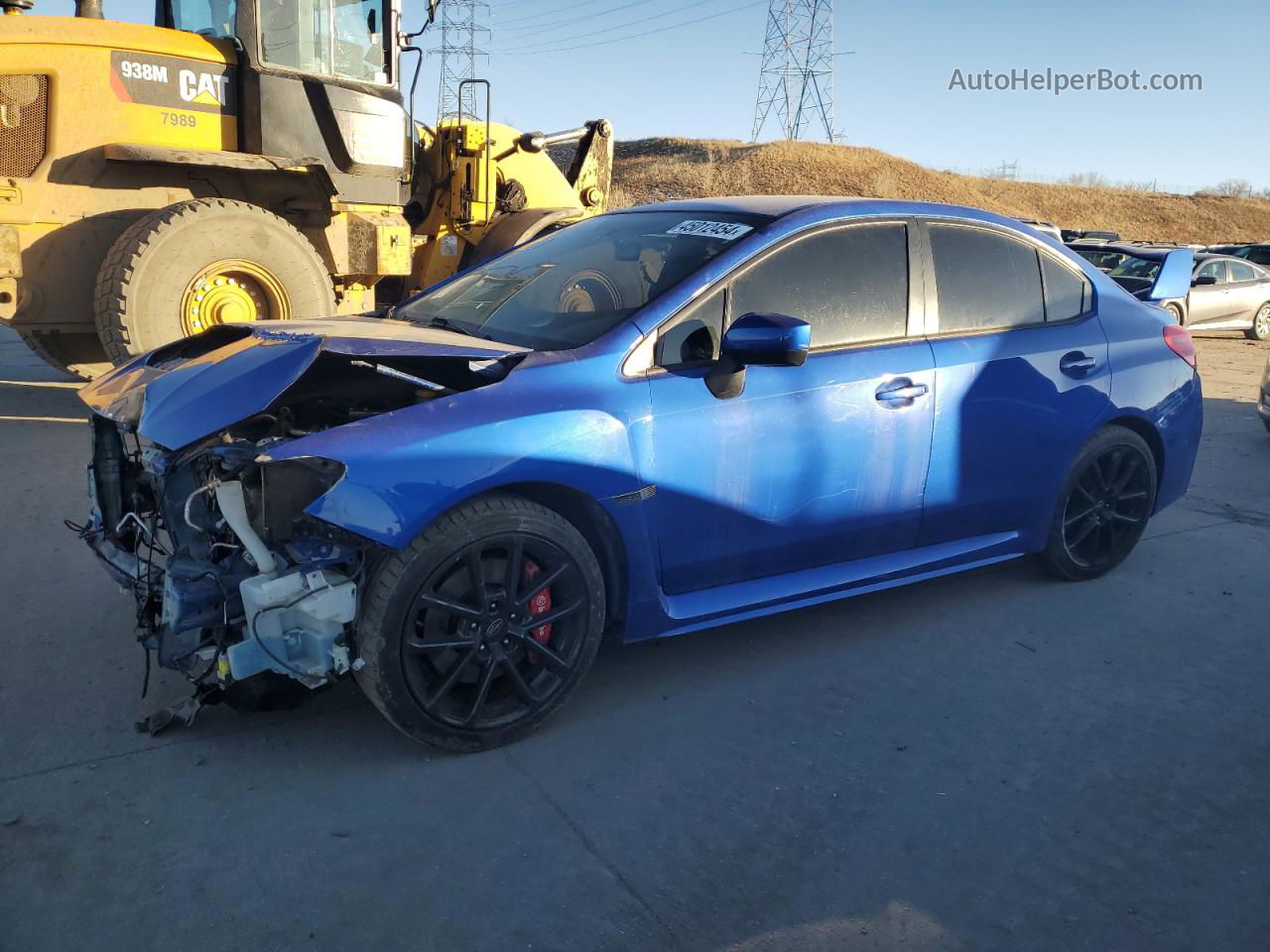 2020 Subaru Wrx Premium Blue vin: JF1VA1B62L9825523