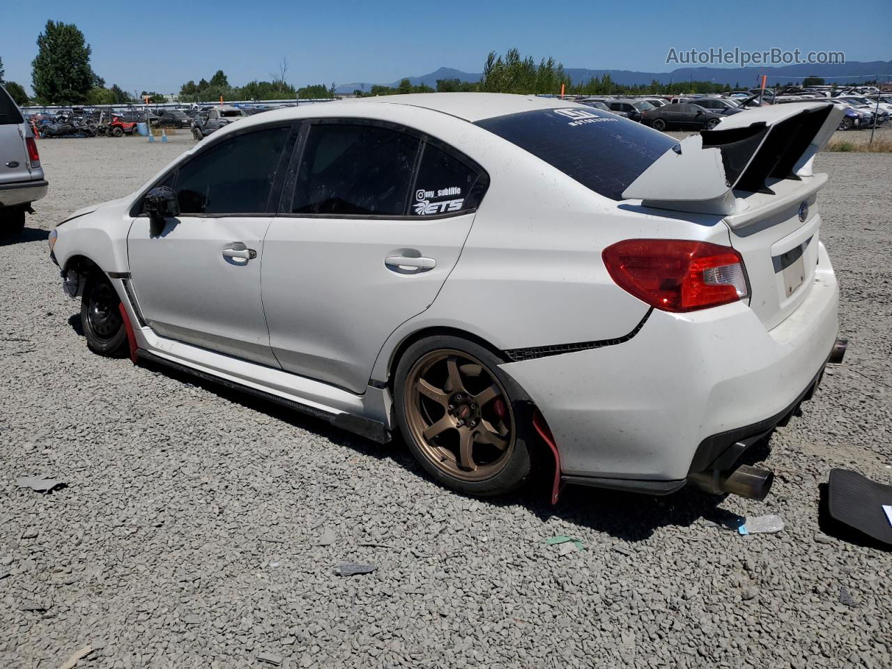 2020 Subaru Wrx Premium White vin: JF1VA1B62L9828180