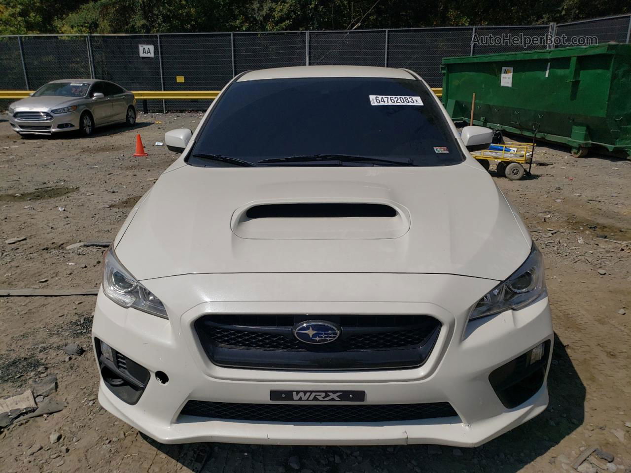 2017 Subaru Wrx  White vin: JF1VA1B63H9805336