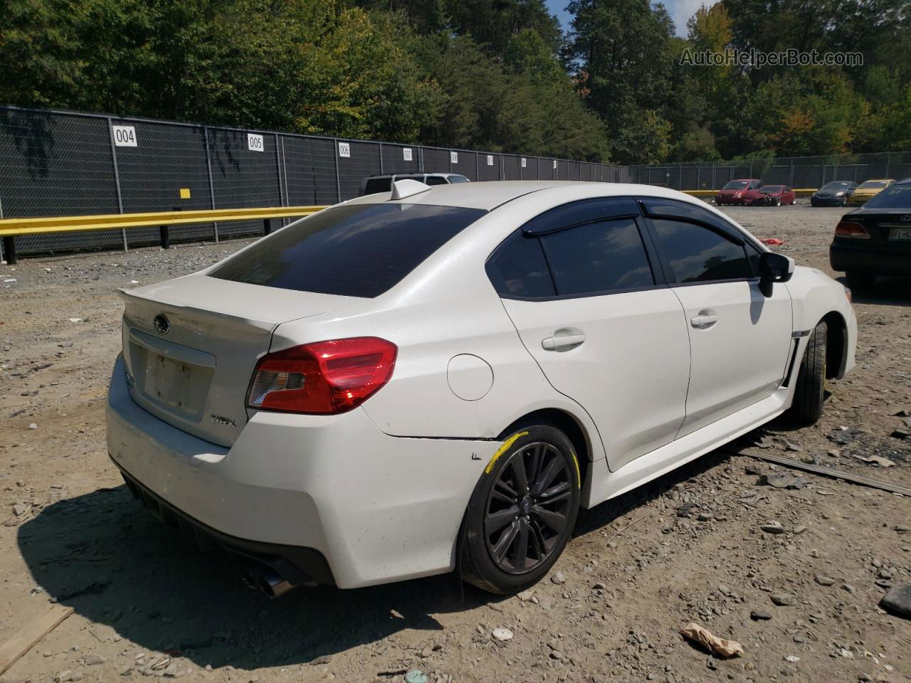 2017 Subaru Wrx  White vin: JF1VA1B63H9805336