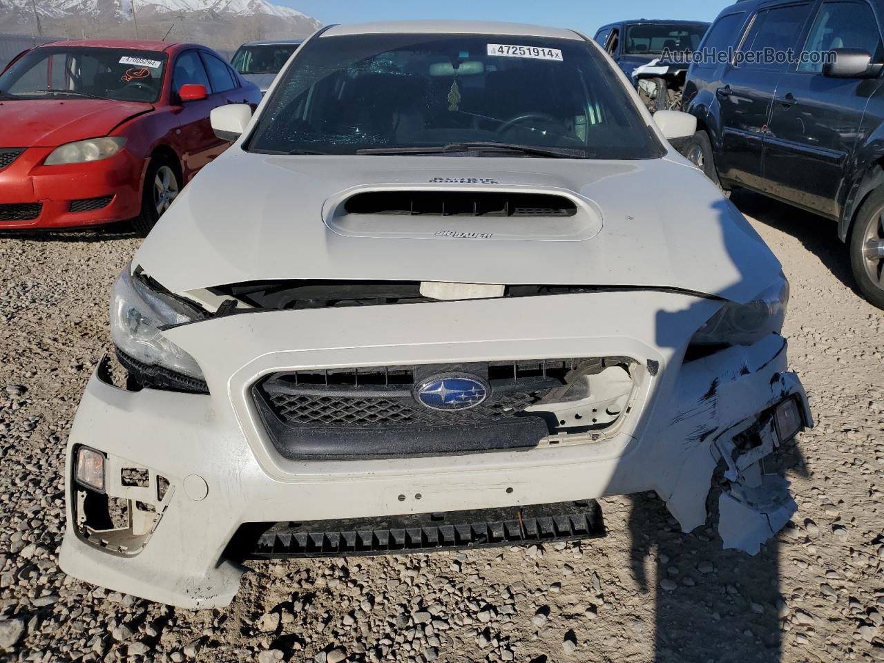 2017 Subaru Wrx  White vin: JF1VA1B64H9805250