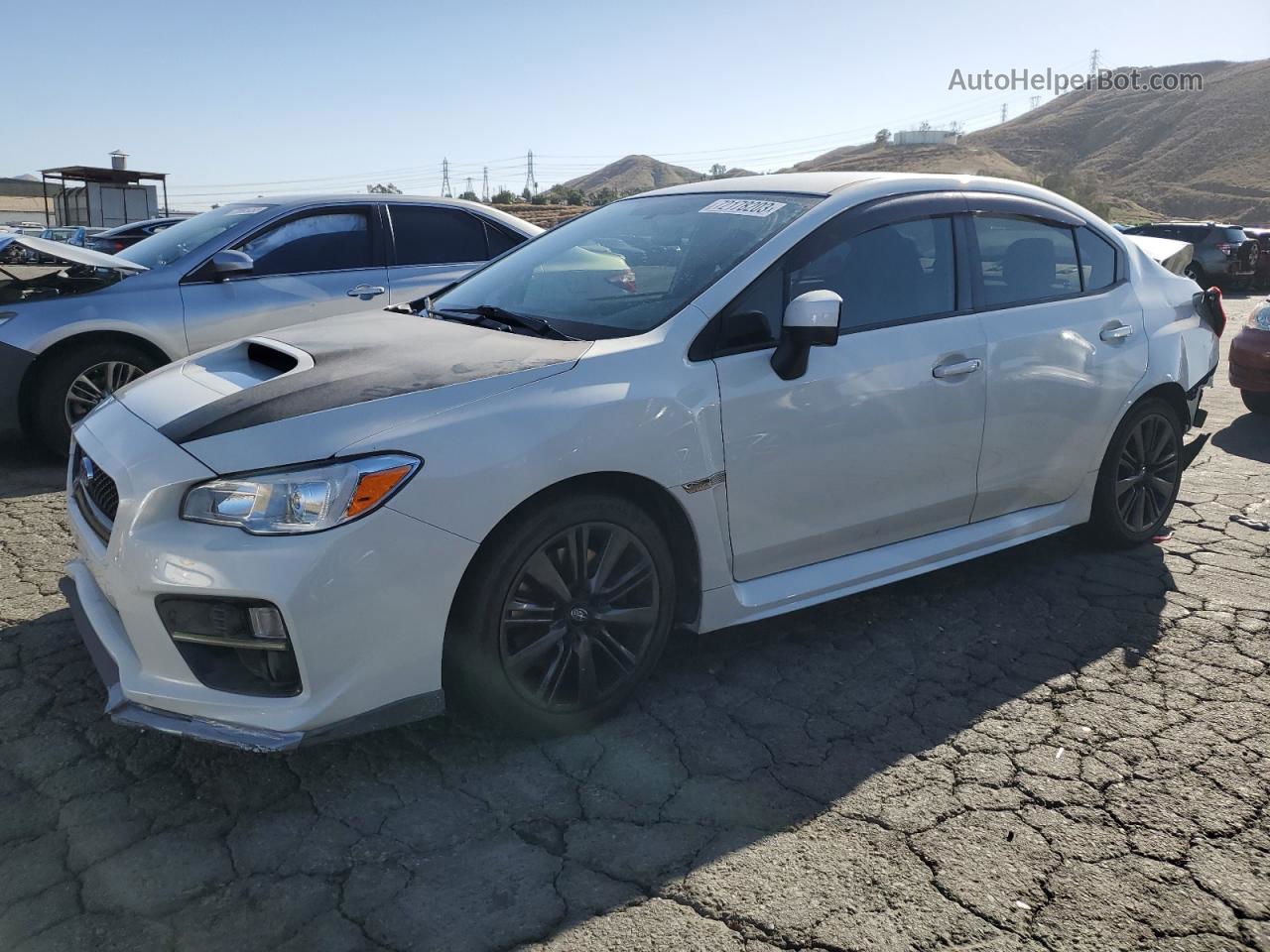 2017 Subaru Wrx  White vin: JF1VA1B64H9807385