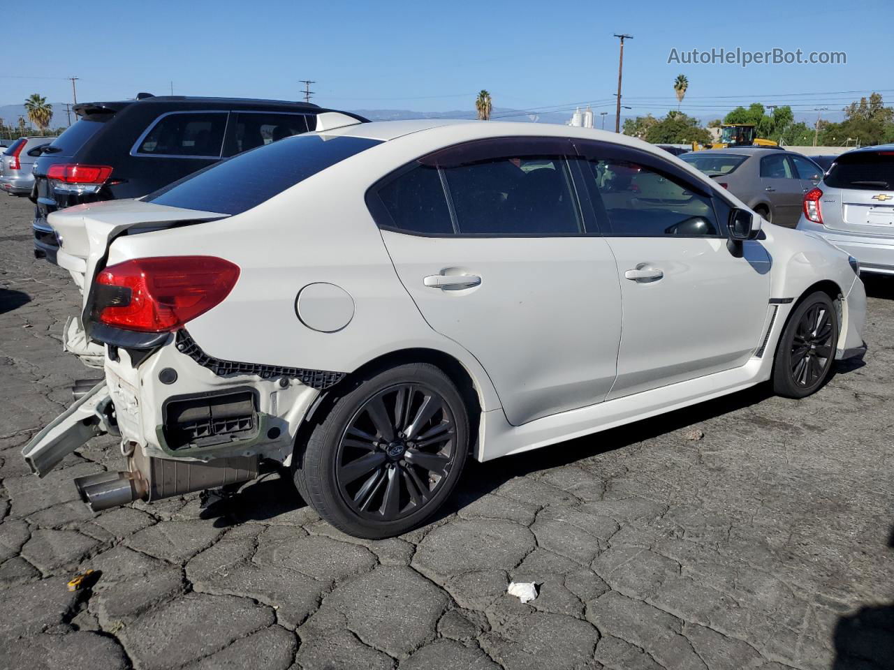 2017 Subaru Wrx  White vin: JF1VA1B64H9807385